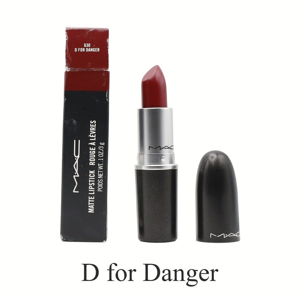 MAC - Matte Lipstick - D For Danger - 0.1 oz / 3 g Full Size